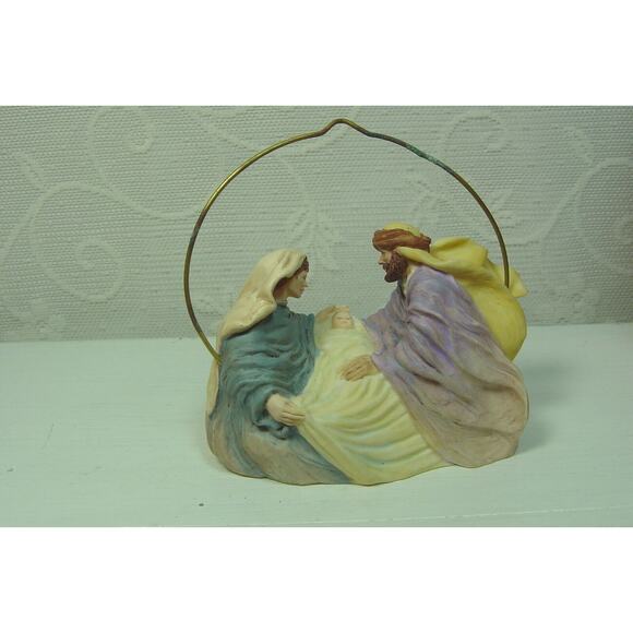 HALLMARK NATIVITY TREE ORNAMENT-1997 & CHRISTMAS JOY-1996-NATIVITY THEME - Picture 6 of 9